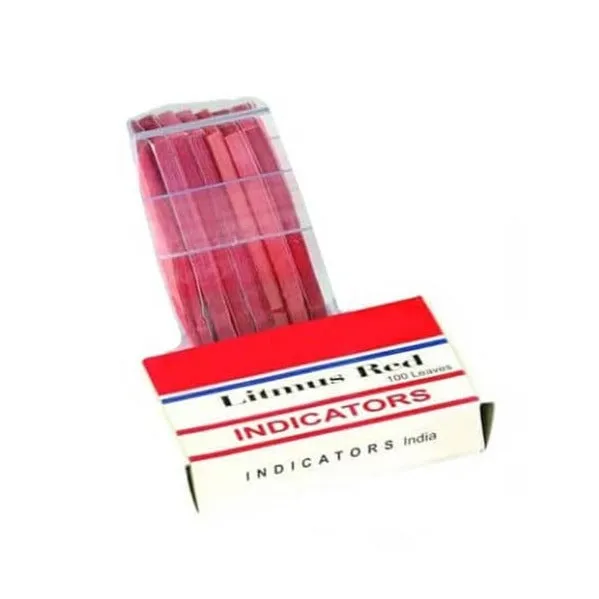 100pcs Red Litmus Paper Acid/Base Indicator Strips