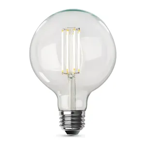 11W (100W Replacement) G40 E26 Dimmable Straight Filament Clear Glass Vintage Edison LED Light Bulb, Soft White