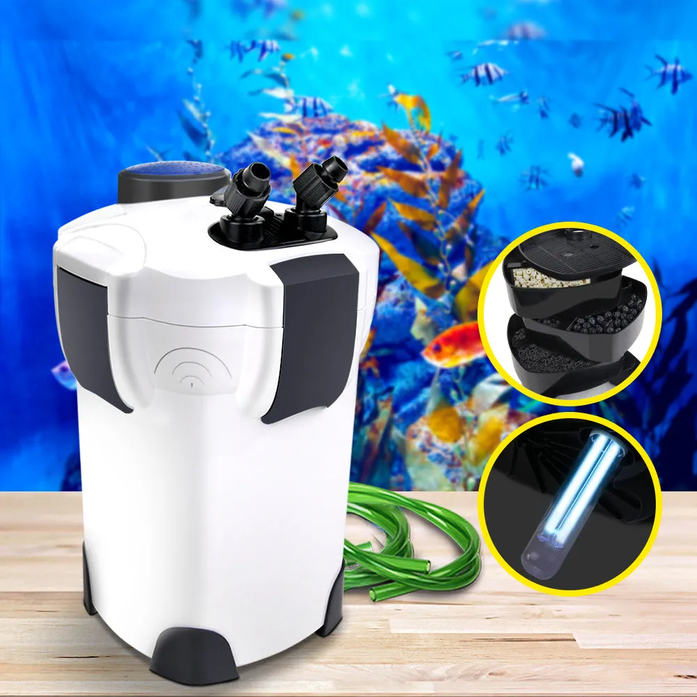 2400 L/H External Aquarium Tank Water Filter Pump Cannister Pond Fish 55W