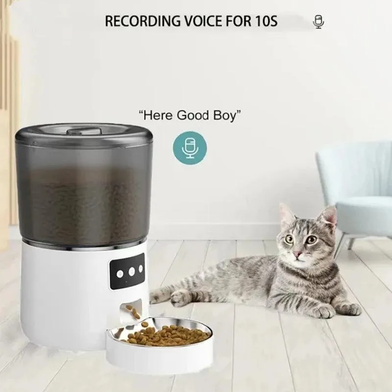 4L Smart Pet Feeder Tuya Control