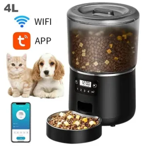 4L Smart Pet Feeder Tuya Control