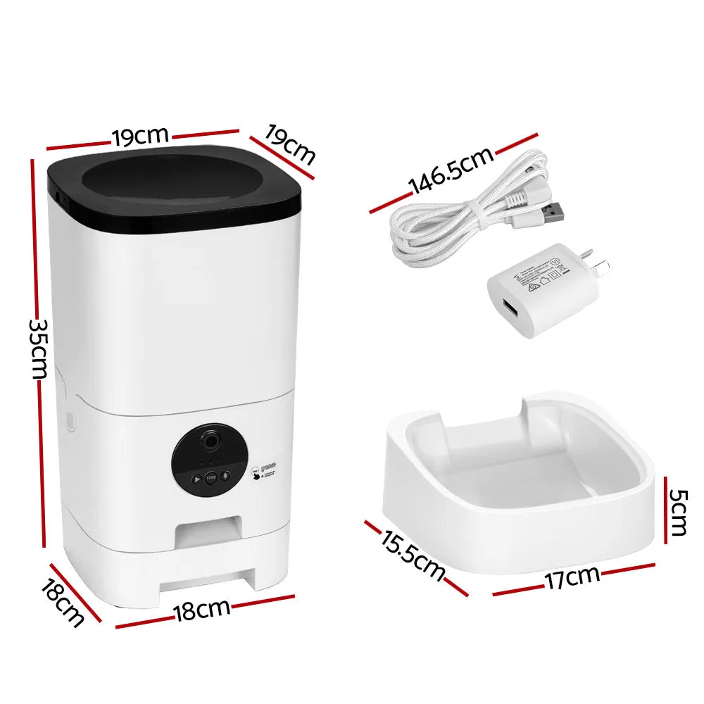 6L WiFi Smart Pet Feeder HD Camera, Timer - i.Pet