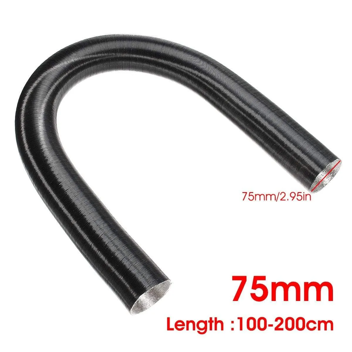 75mm Diesel Heater Ducting Air Pipe Hose Line for Parking Heater for  Dometic Planer