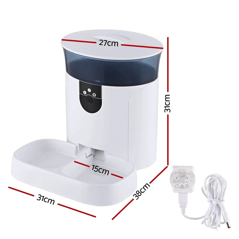 7L Smart Pet Feeder with Camera, Night Vision, WiFi Control - i.Pet