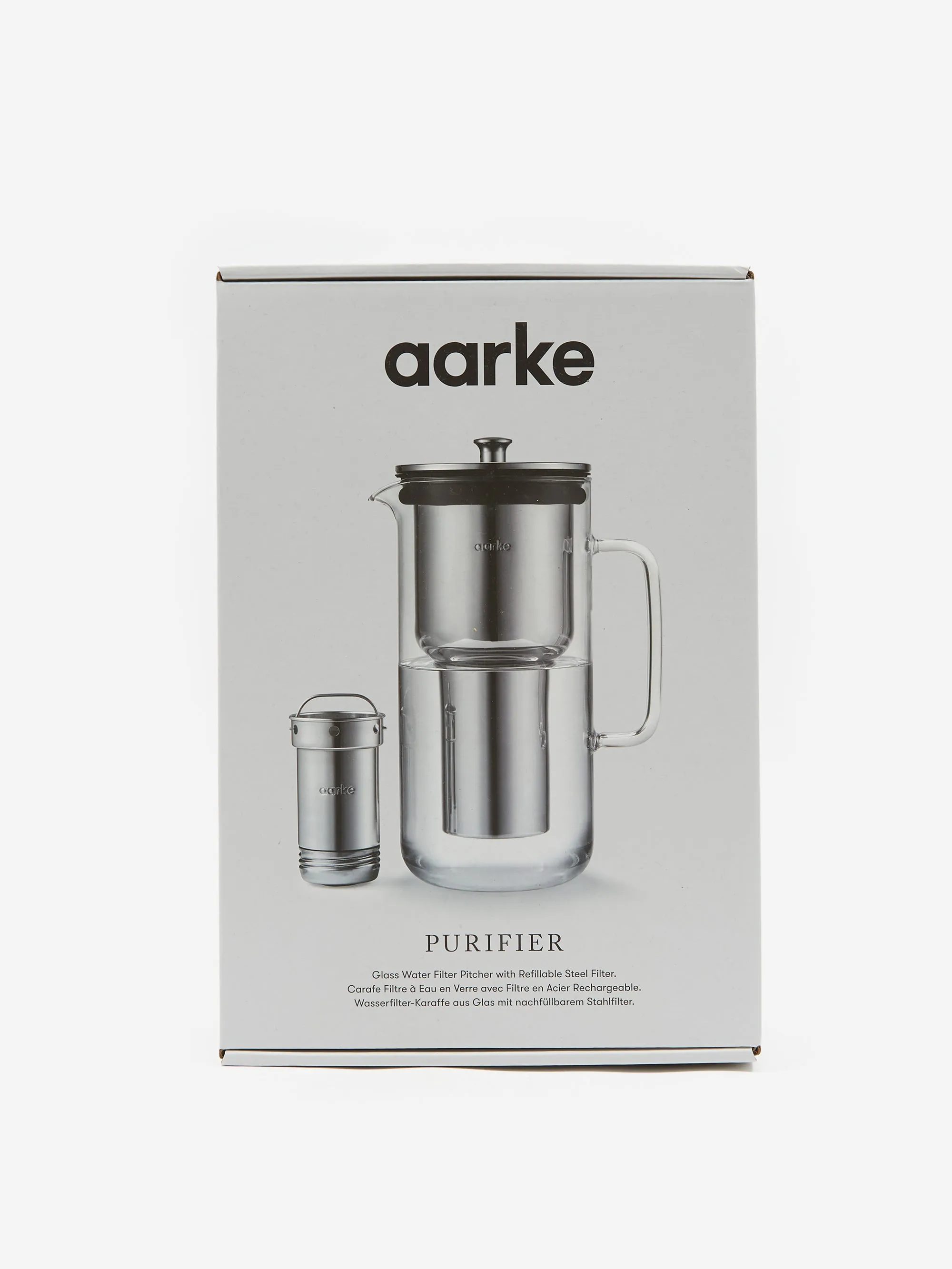 Aarke Water Purifier Glass Jug