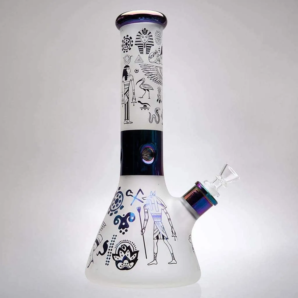 Accurate Glass - 7mm Egyptian Beaker Bongs