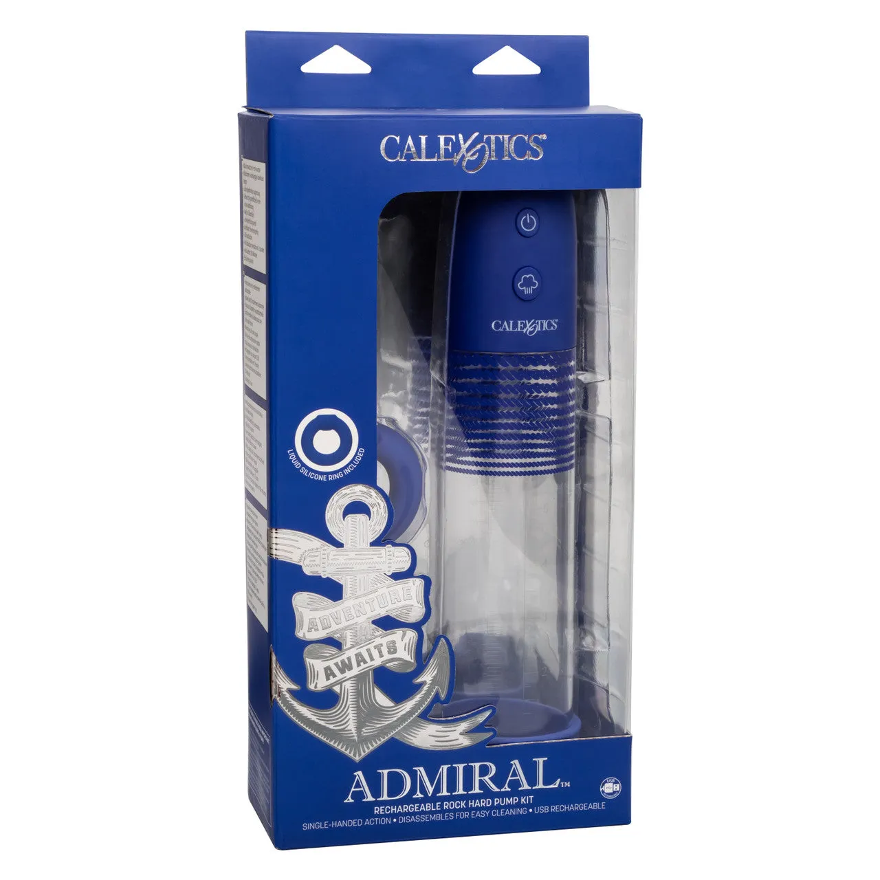 Admiral Rechargeable Rock Hard Pump Kit