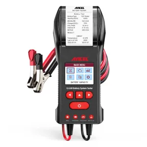 ANCEL BST600 12V & 24V Battery Tester Fast  & Accurate Built-in Printer and Paper Safe & Convenient Support Multi-Languauge