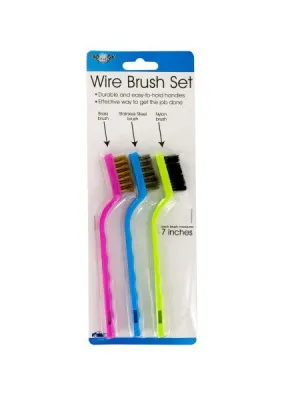 Auto Care Wire Brush Set (Available in a pack of 12)