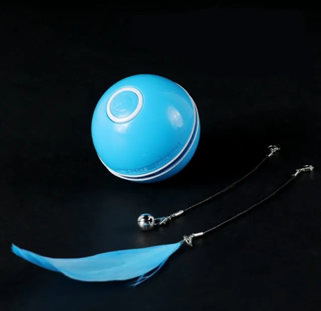 Automatic Rolling Smart Ball w/ Lights (USB Rechargeable) for Cats