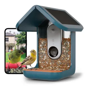 BIRD BUDDY® Original Smart Bird Feeder with Camera Solar Powered. High Resolution AI Camera for Beautiful Close-up Shots and a Unique Bird Watching Experience