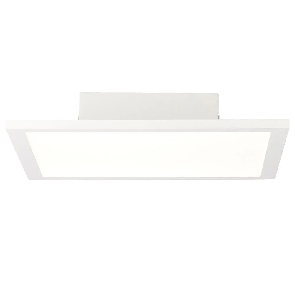 Brilliant 1 Light 18W Buffi LED Ceiling Mounting Panel - White & Cold White | G90355A85