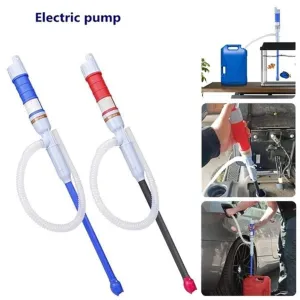 Electric Oil Pump Siphon Liquid Transfer Pump Handheld Pump Battery Operated Water Gas Tools Petrol Fuel Portable Car Siphon