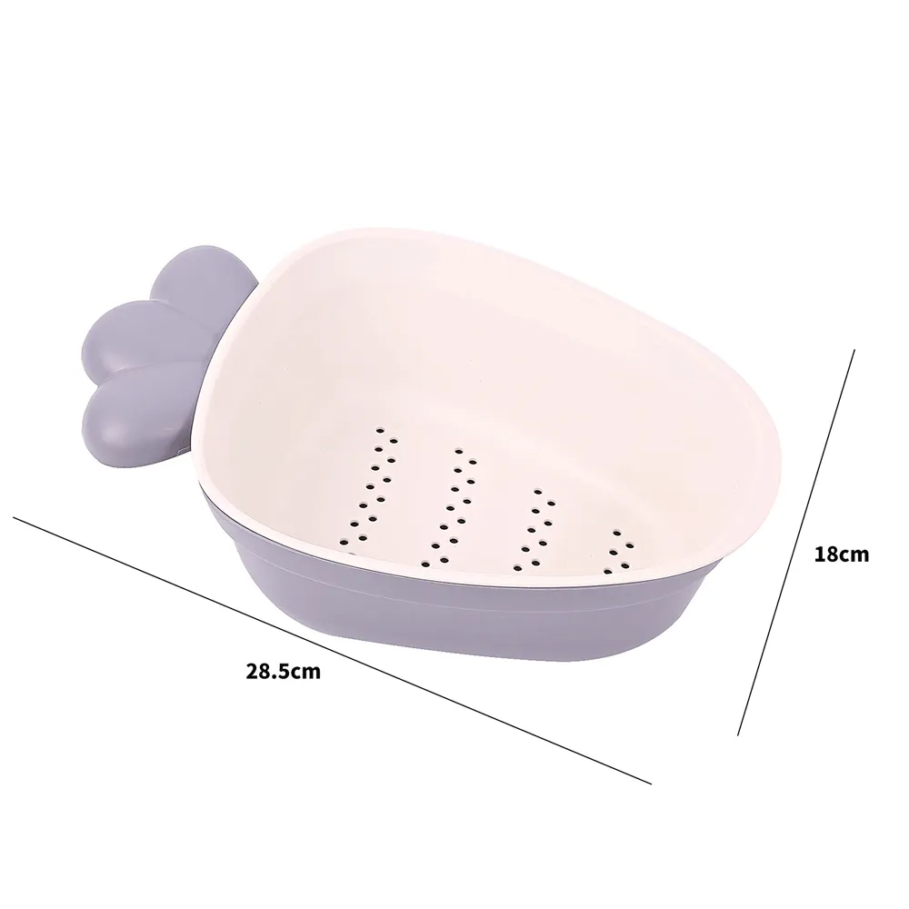 Excluzo Muitifunctional Carrot Shape Layered Vegetable Drain Basket.