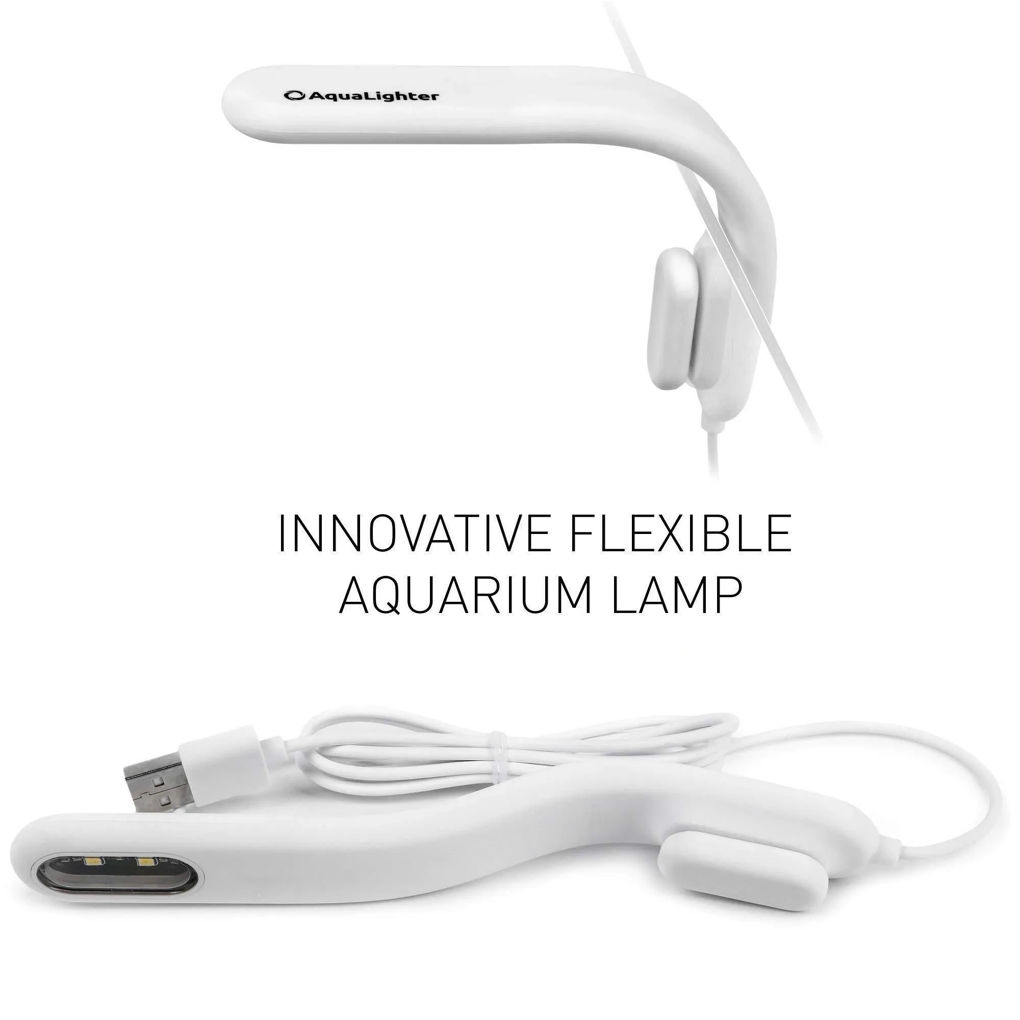 Fish Tank Light Clip On Aquarium Light for Plants LED Lamp White for 5 Gallon