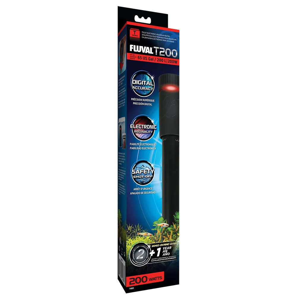 Fluval T200 Fully Electronic Aquarium Heater 200 watt