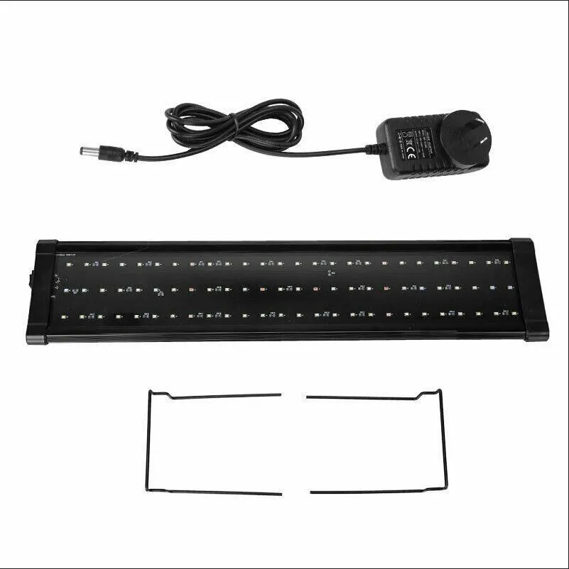 Full Spectrum LED Aquarium Light, 40cm, Adjustable Bracket