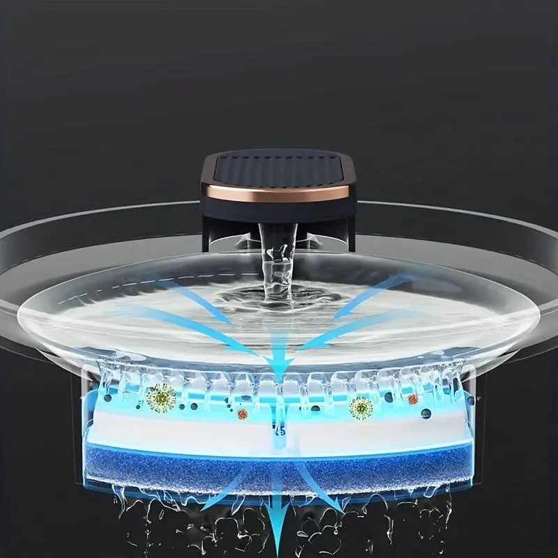 Large Capacity Silent Cat Water Fountain with Automatic Circulation