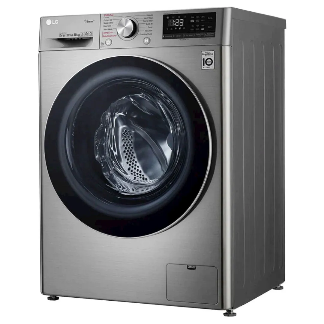 LG F2V5PGP2T 8kg Washer 5kg Dryer, Inverter Direct Drive Automatic Front Load Washing Machine - Brand New