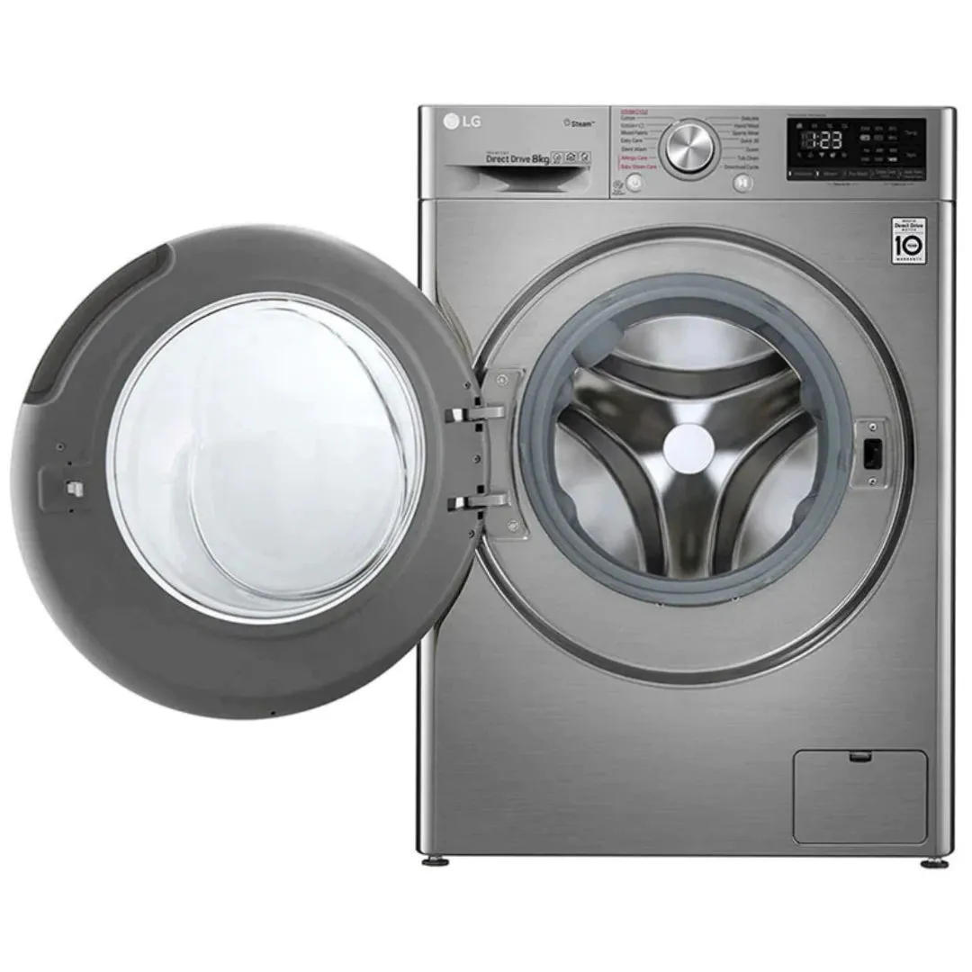 LG F2V5PGP2T 8kg Washer 5kg Dryer, Inverter Direct Drive Automatic Front Load Washing Machine - Brand New