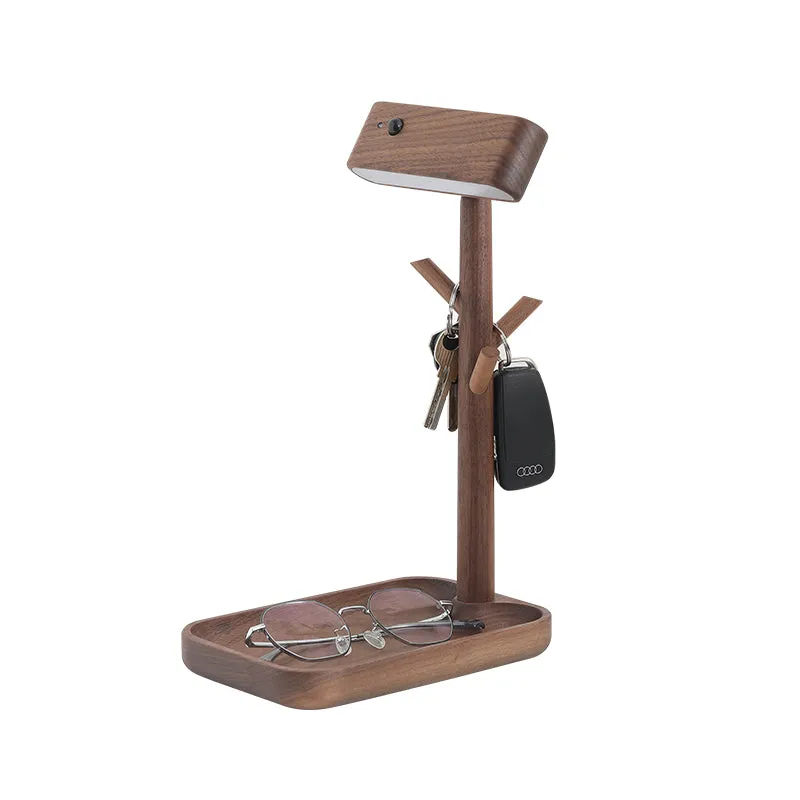 Magnetic Solid Wood Rechargable Induction Light