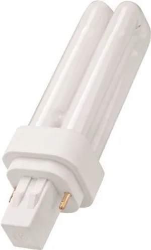 Monument Dual Tube Compact Fluorescent Lamp 13 Watts 2700K 82 Cri Gx23-2 Base Energy Saving