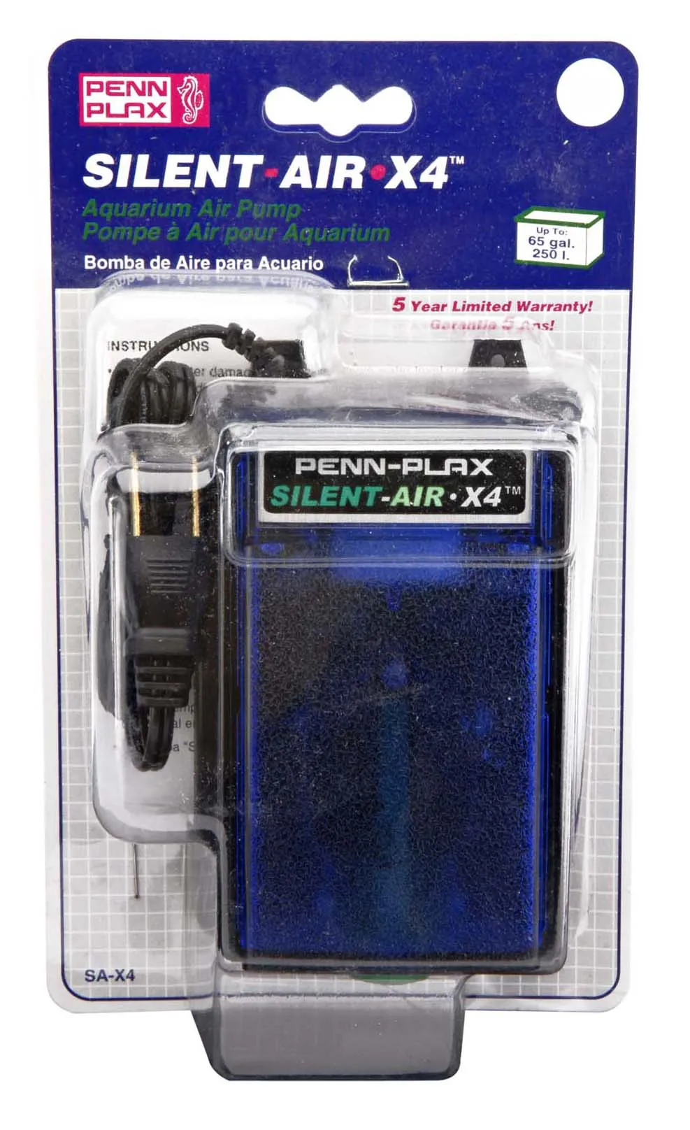 Penn Plax Silent Air X4 Air Pump