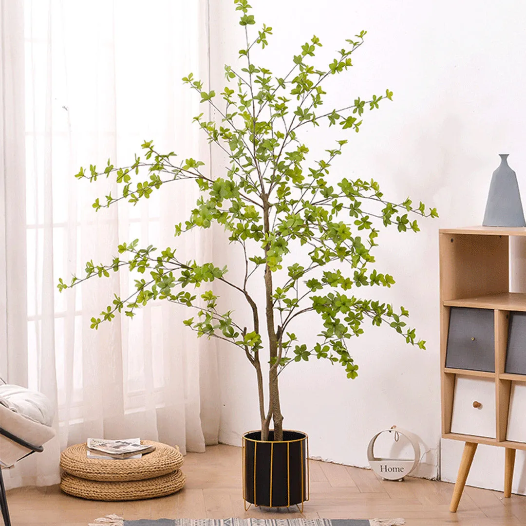 SOGA 120cm Green Artificial Indoor Watercress Tree Fake Plant Simulation Decorative