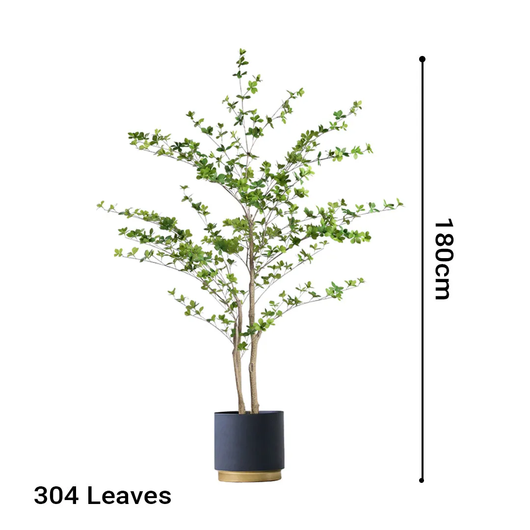 SOGA 180cm Green Artificial Indoor Watercress Tree Fake Plant Simulation Decorative