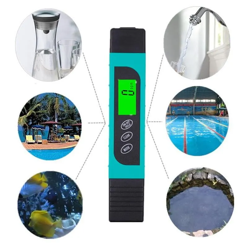 TDS EC Meter Temperature Tester pen 3 in 1 Function Conductivity Water Quality Measurement Tool