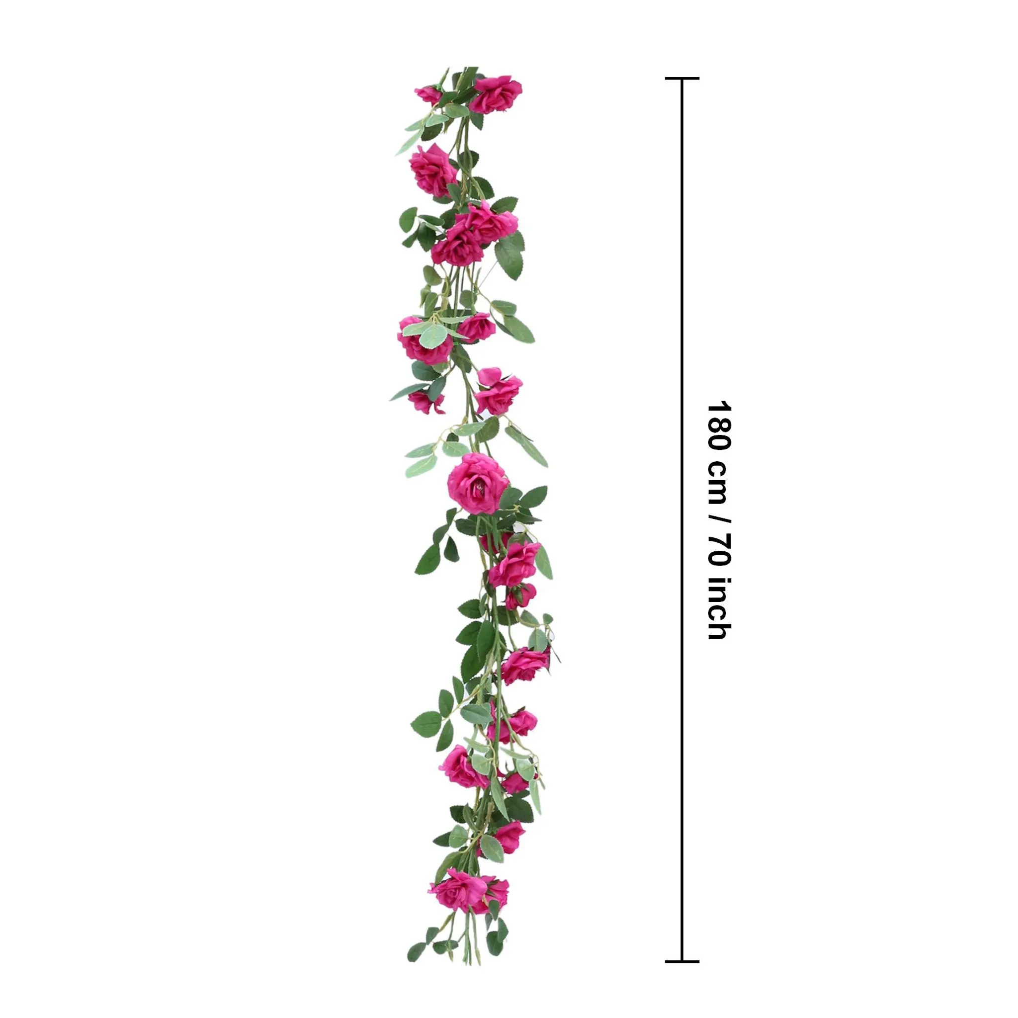 Wedding Arch Flower Vines Artificial Rose Garlands Outdoor Decor