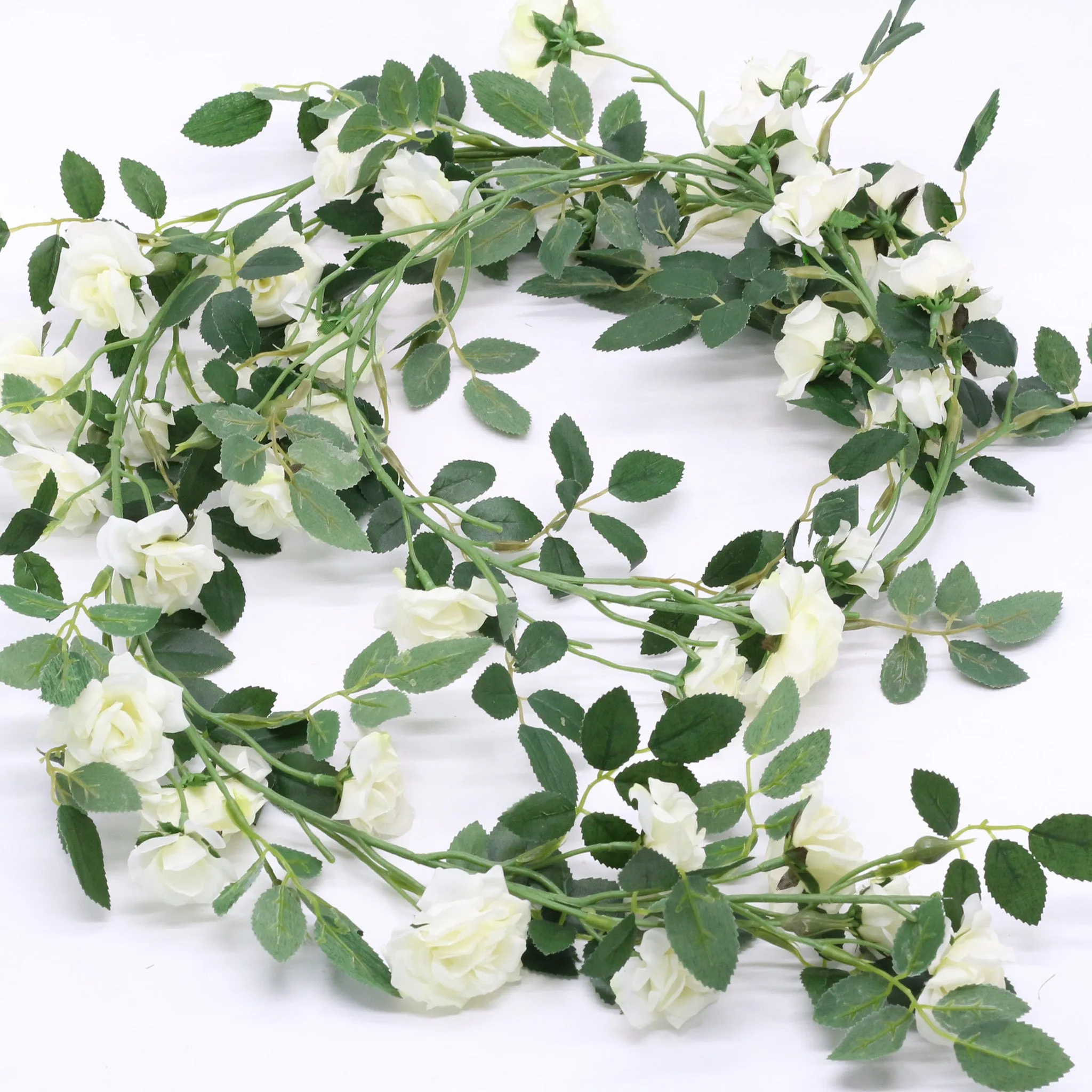 Wedding Arch Flower Vines Artificial Rose Garlands Outdoor Decor