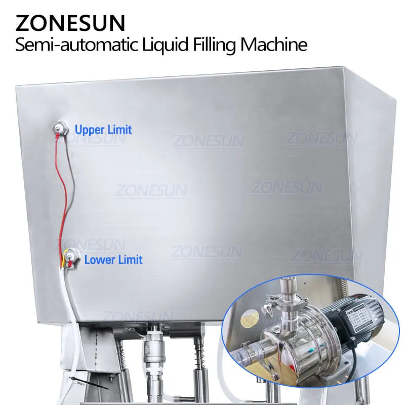 ZS-RWGFP4 Siphon 4 Heads Soymilk Wine Beverage Cooking Oil Small Glass Bottle Cosmetics Liquid Filling Machine